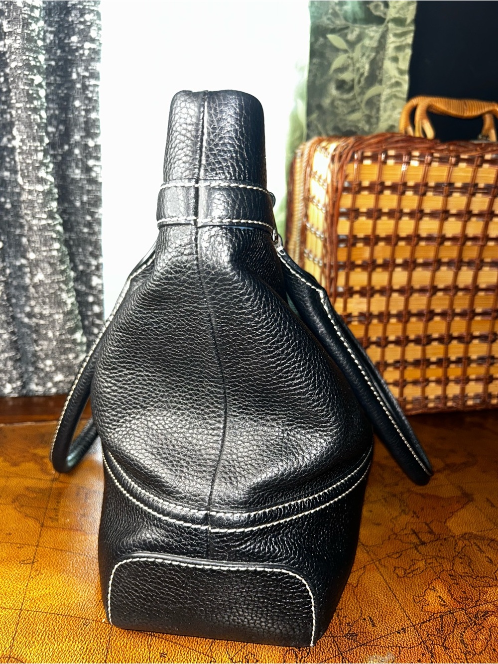 Kate Spade New York Blakely Andover Black Pebbled Leather Tote Bag - Picture 6 of 15